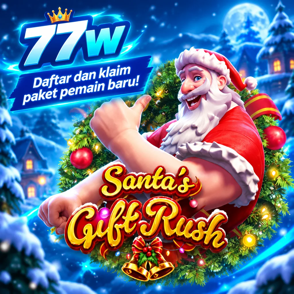 77w · Santas Gift Rush · Tampilan permainan